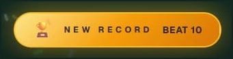 Celebration banner that fires when you beat your all-time perfect-play streak record.